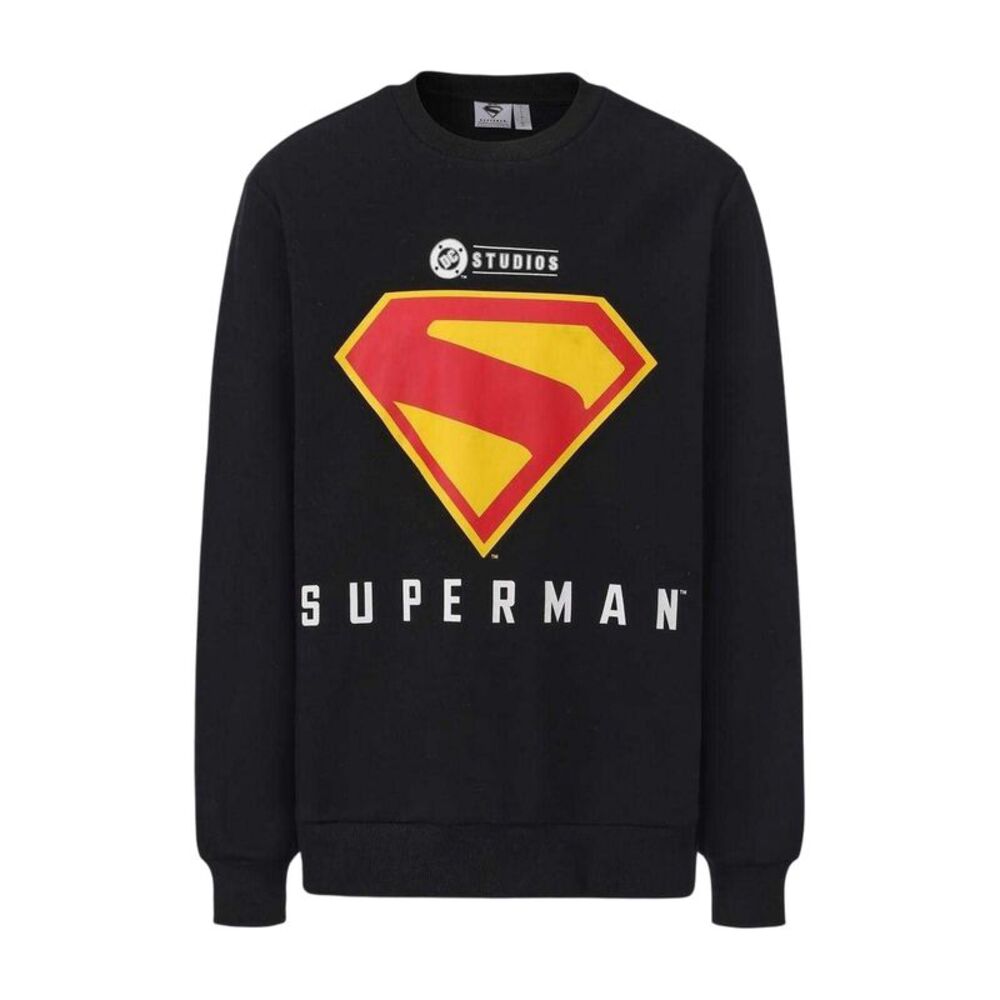 Superman Mens Logo Sweatshirt / Black